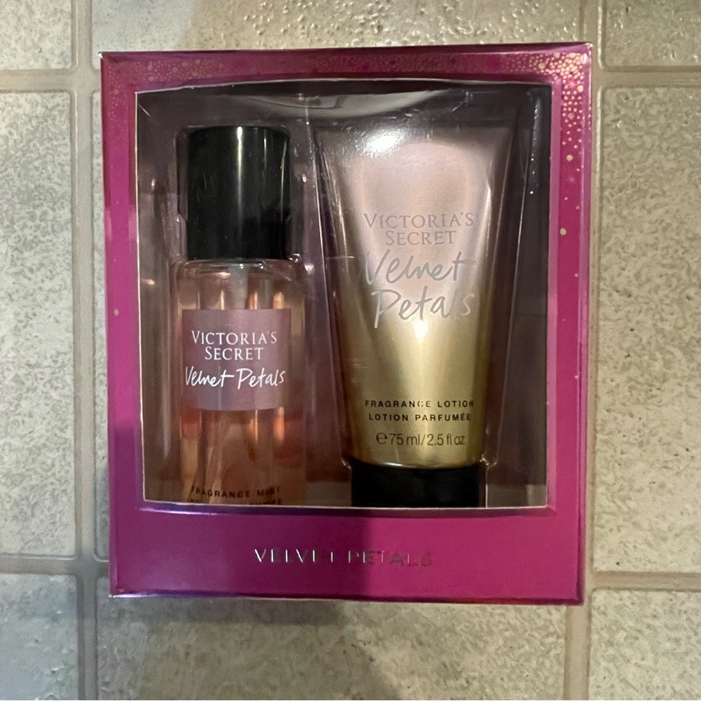 Victoria's Secret | Velvet Petals Fragrance Mist and Lotion Set | Travel Size